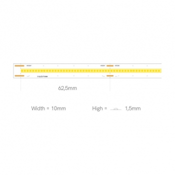 FINE-31 | LED-Strip | 1Meter | IP20 | 24VDC | 12W/m | 2.700K | CRI90 | Breite 10mm | 1.140 Lumen/ Meter